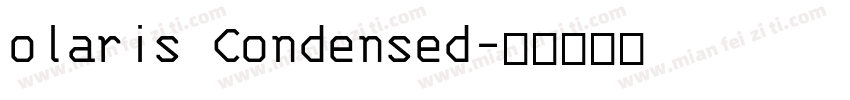 olaris Condensed字体转换